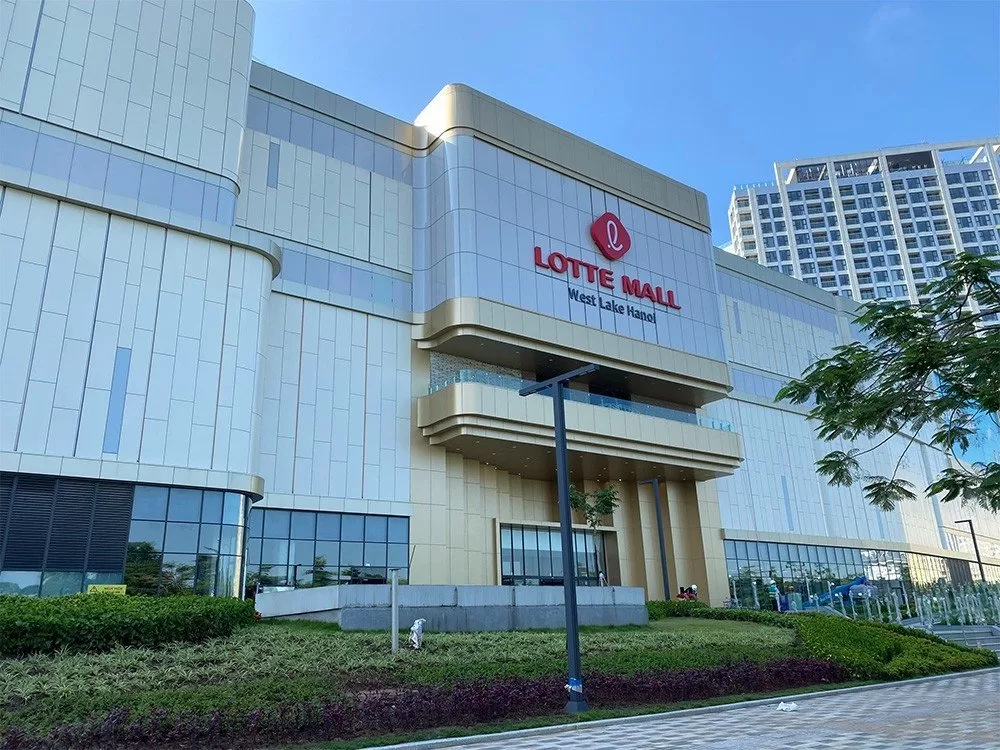 Tiện tích Trung tâm thương mại Lotte Mall.